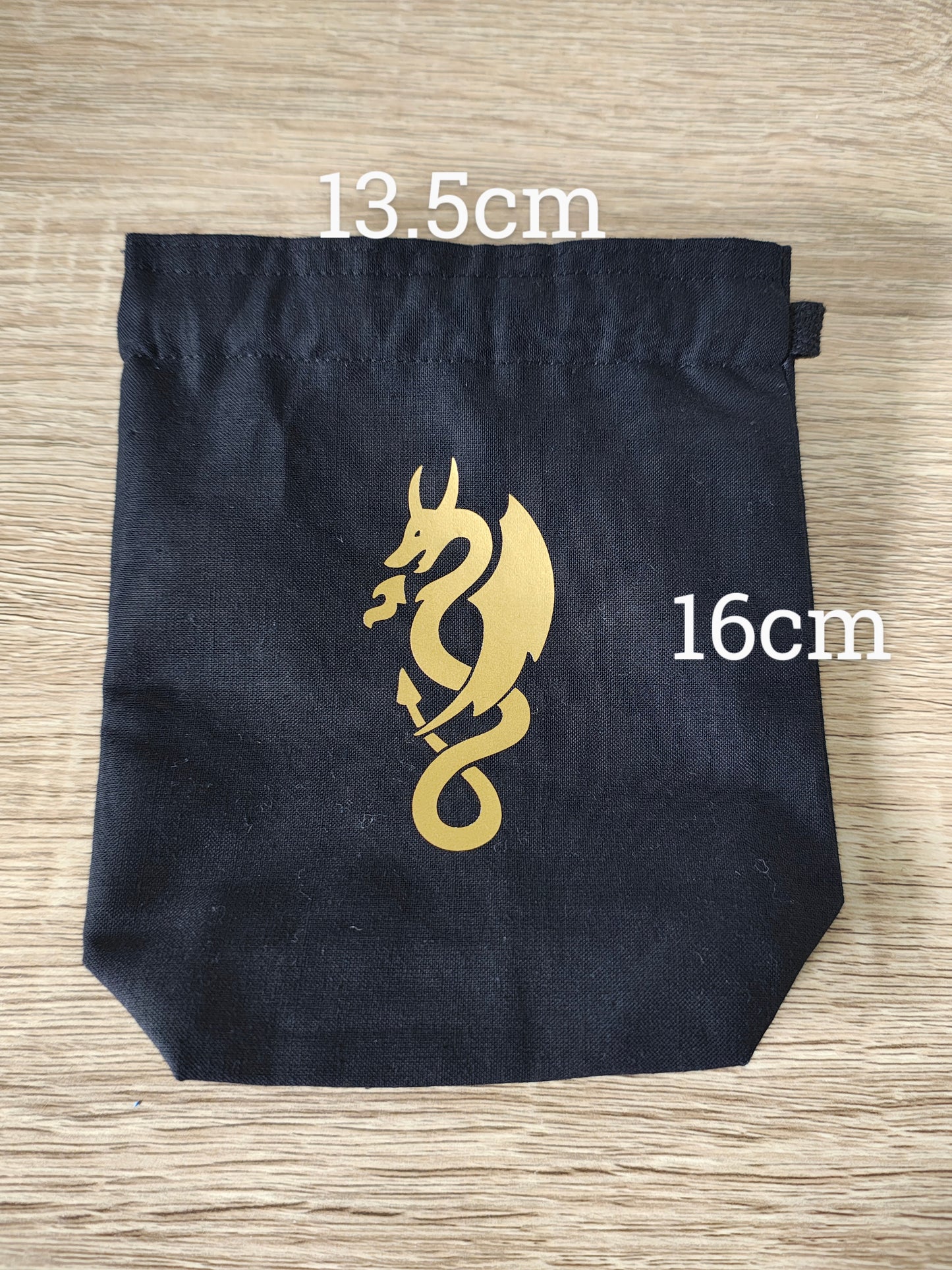 Dragon Dice Bag, Gaming Dice Pouch Drawstring.