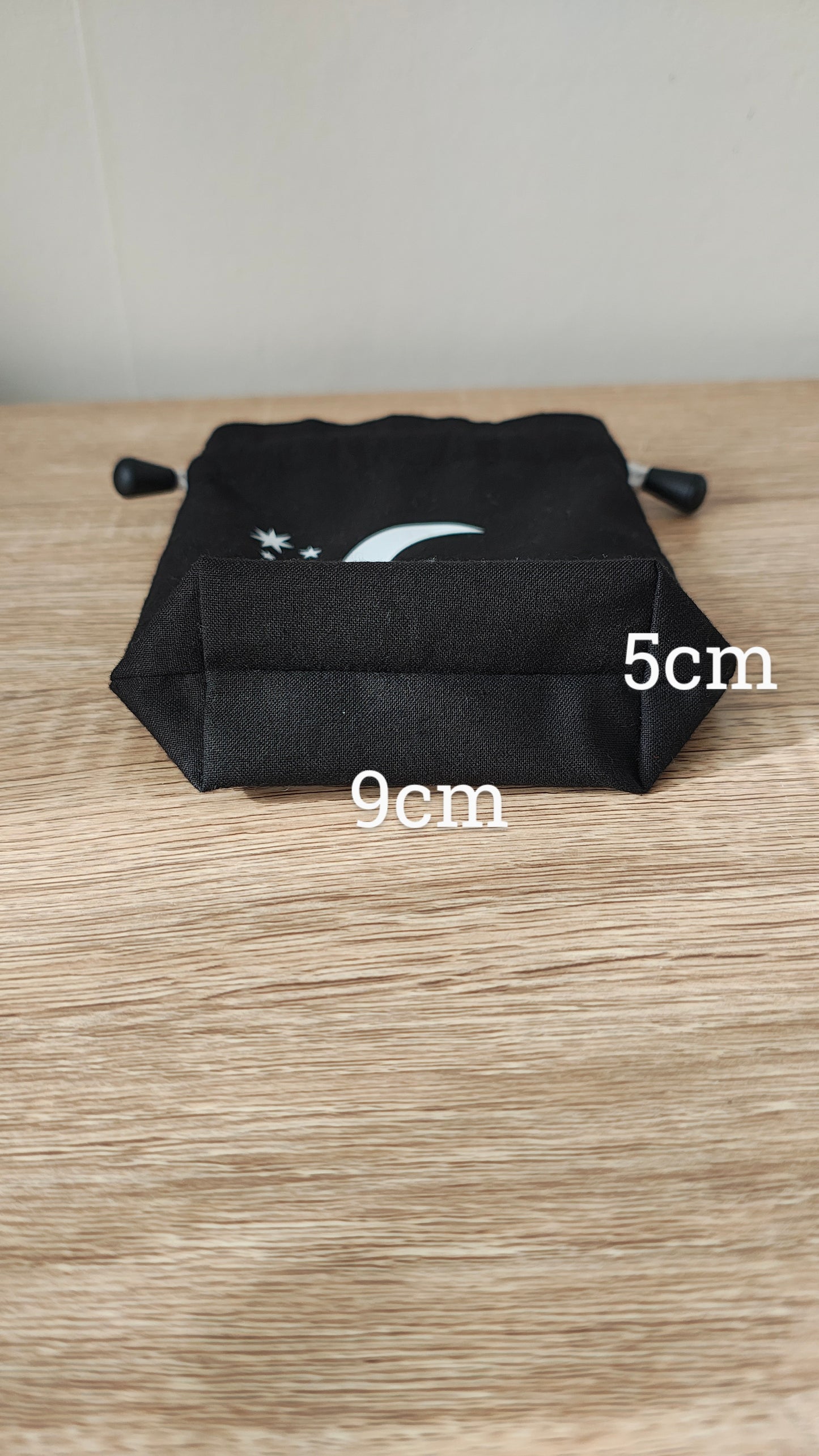 Stars and Moon Drawstring Dice bag, Gaming Dice Pouch
