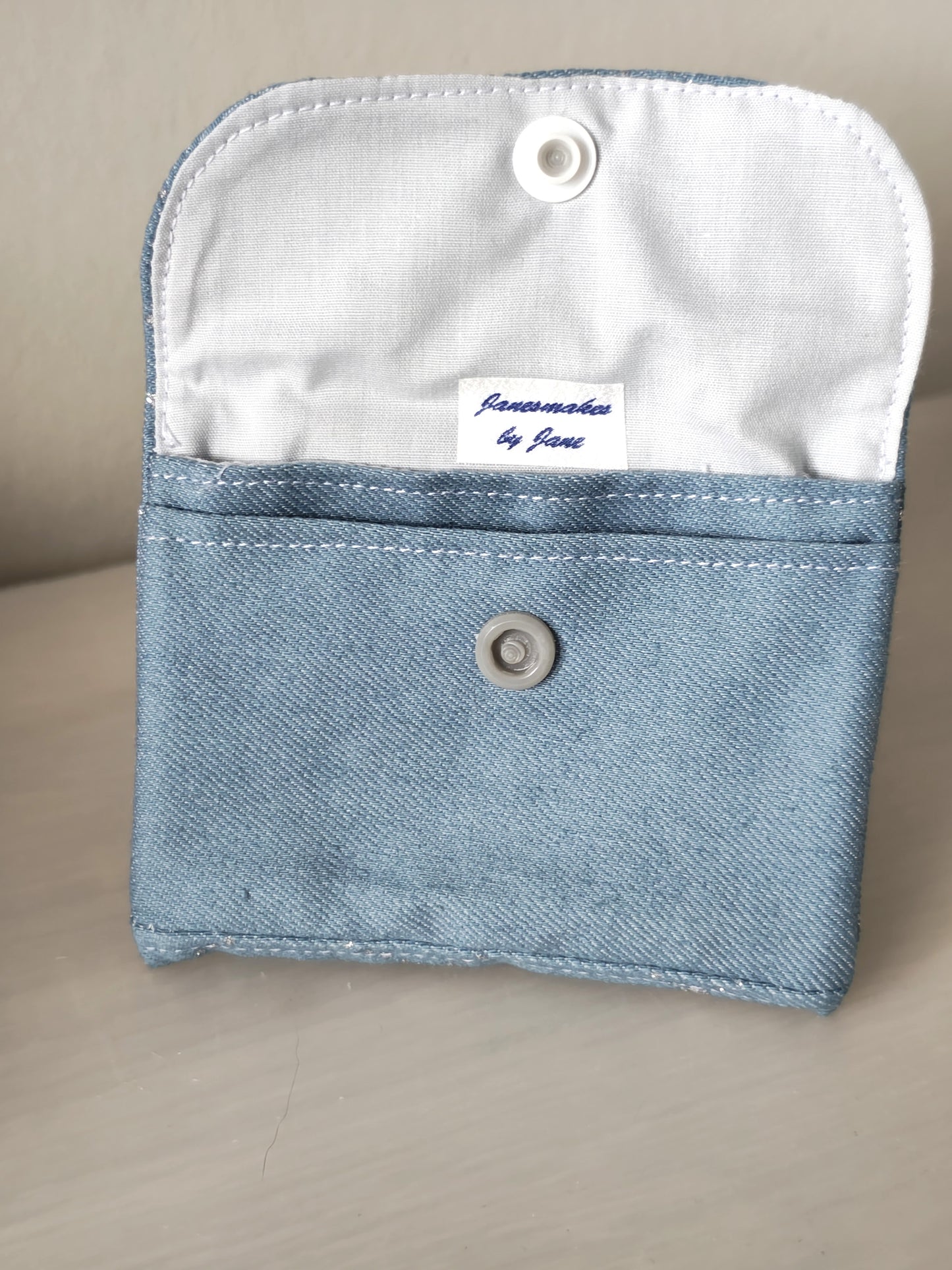 Upcycle Denim small Wallet, Purse