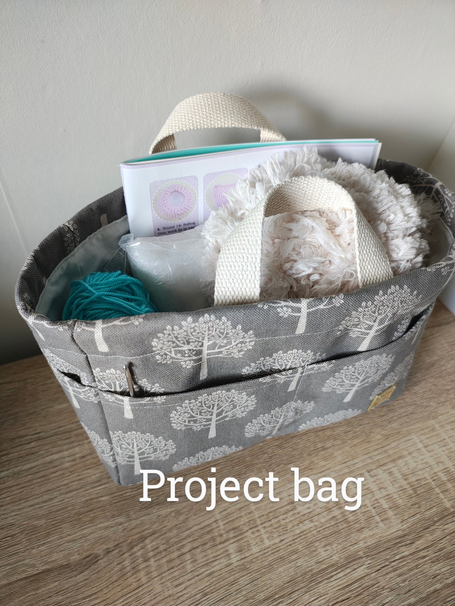 Organizer Tote Bag, 10 Pocket Project Bag.