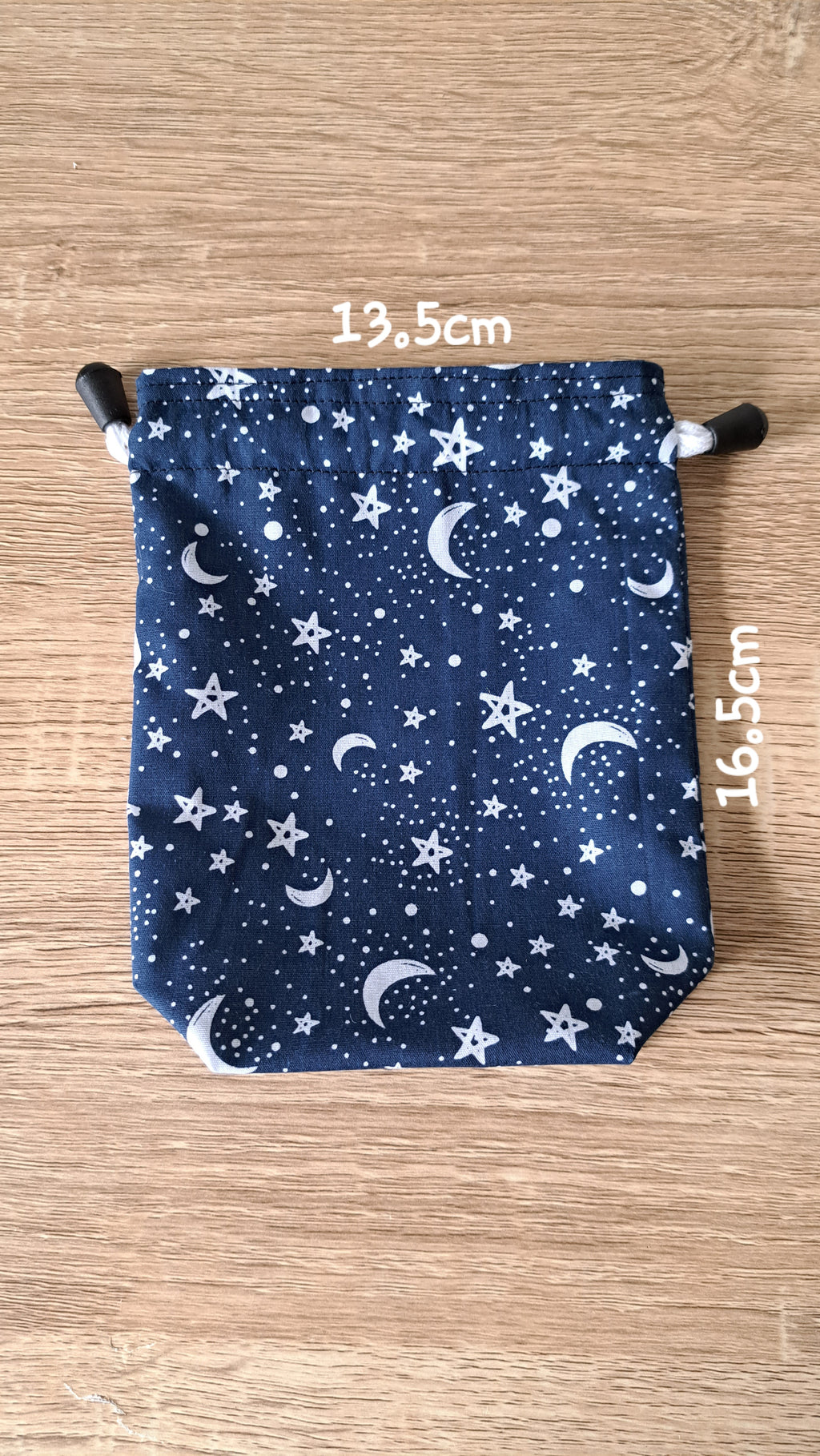 Moon and Stars Dice bag, Gaming Pouch, Crystal bag,