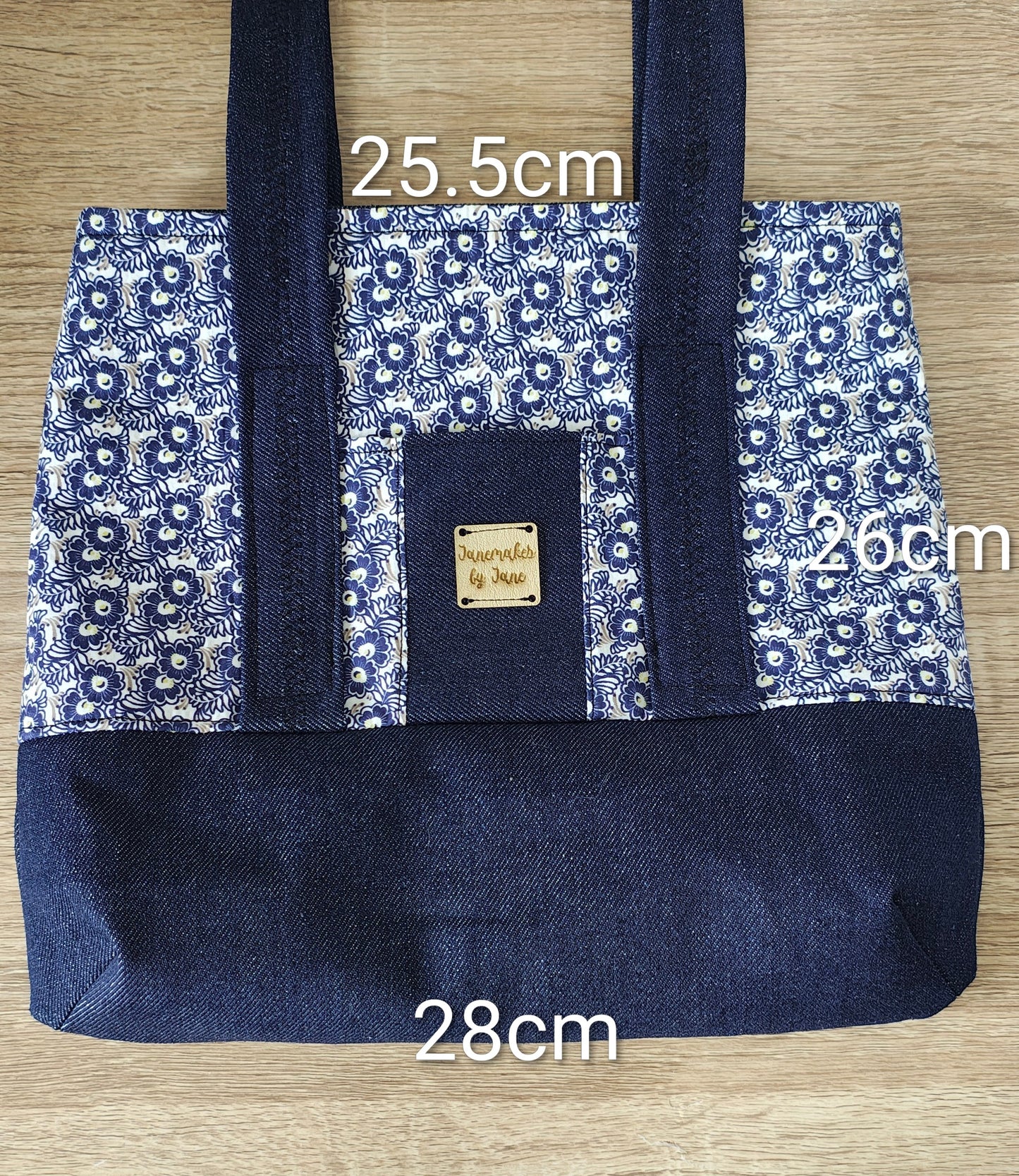 Blue Denim Shoulder Bag
