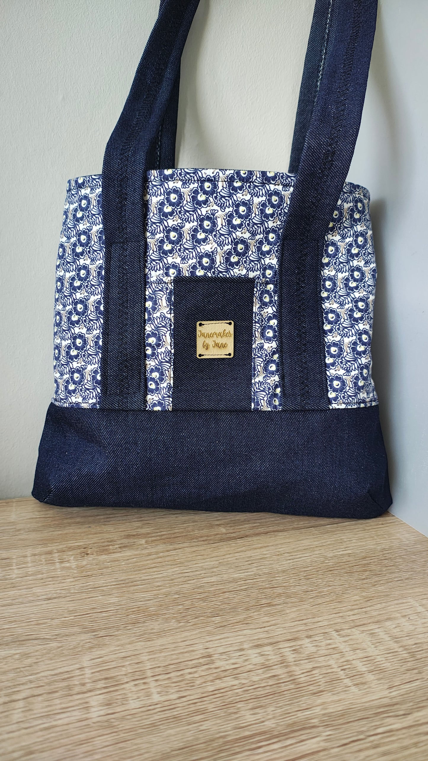 Blue Denim Shoulder Bag