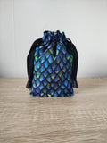 Dragon Scale Dice Bag, Gaming Dice Pouch, Crystal bag,