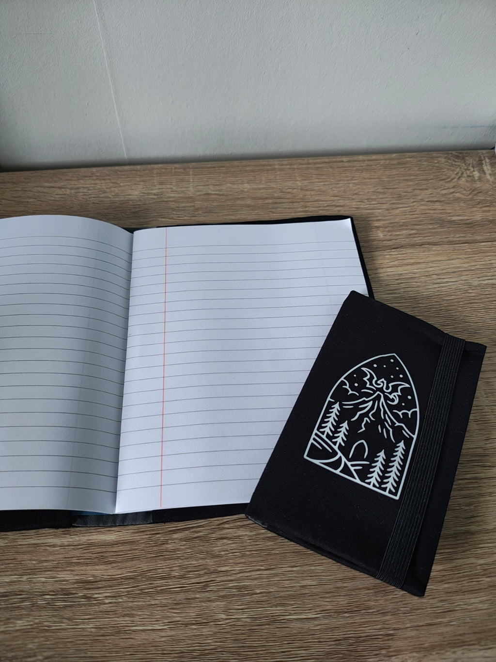 A5 an Travelers note book with Dragon Mountain design on the cover