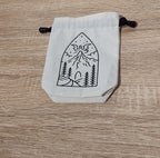 Dragon Mountain Dice Bag, Dice Pouch Drawstring.
