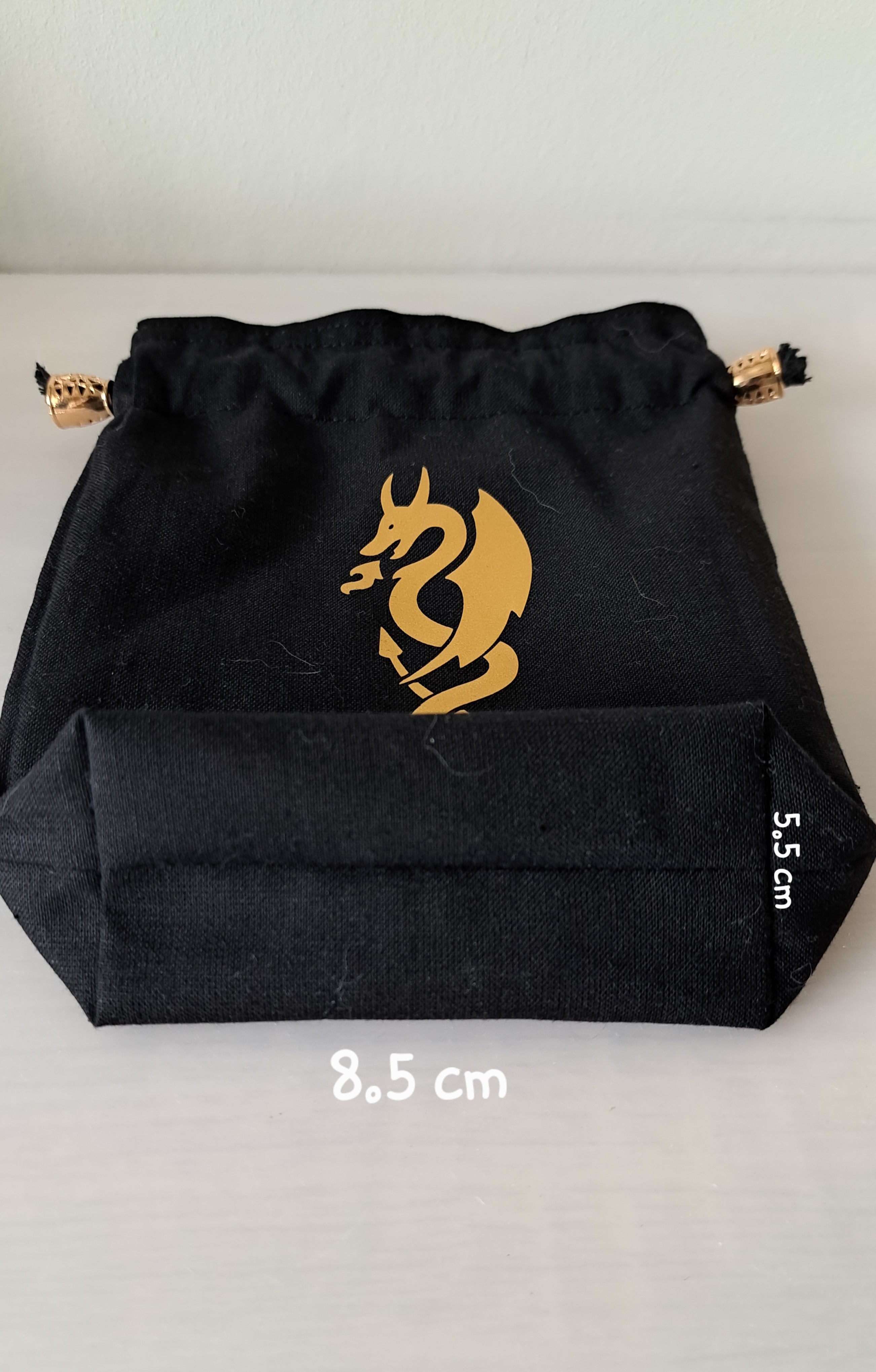 Dragon Dice Bag, Gaming Dice Pouch Drawstring.