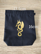 Dragon Dice Bag, Gaming Dice Pouch Drawstring.