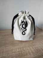 Dragon Dice Bag, Gaming Dice Pouch Drawstring.