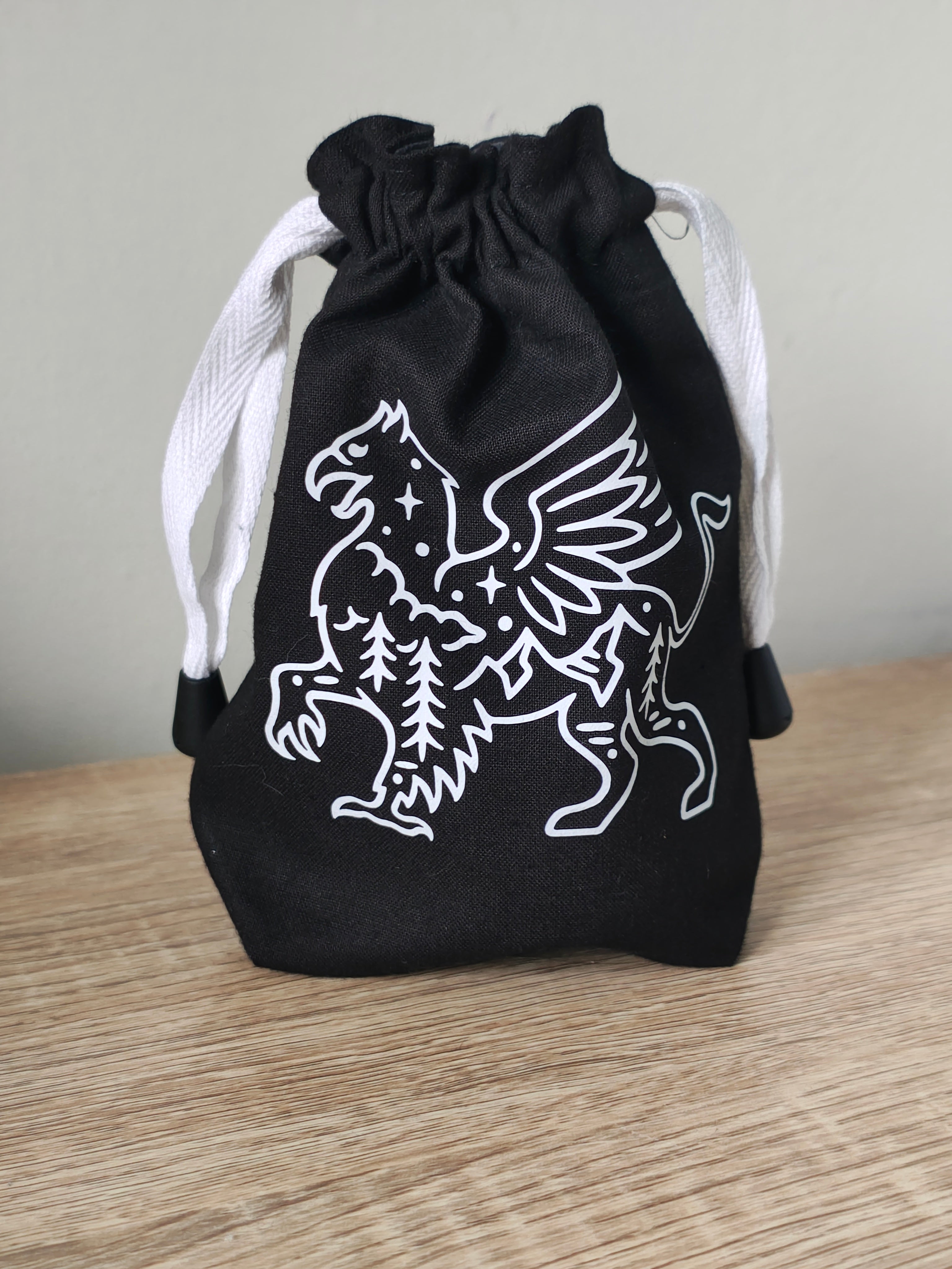 Griffin Dice Bag, drawstring dice pouch
