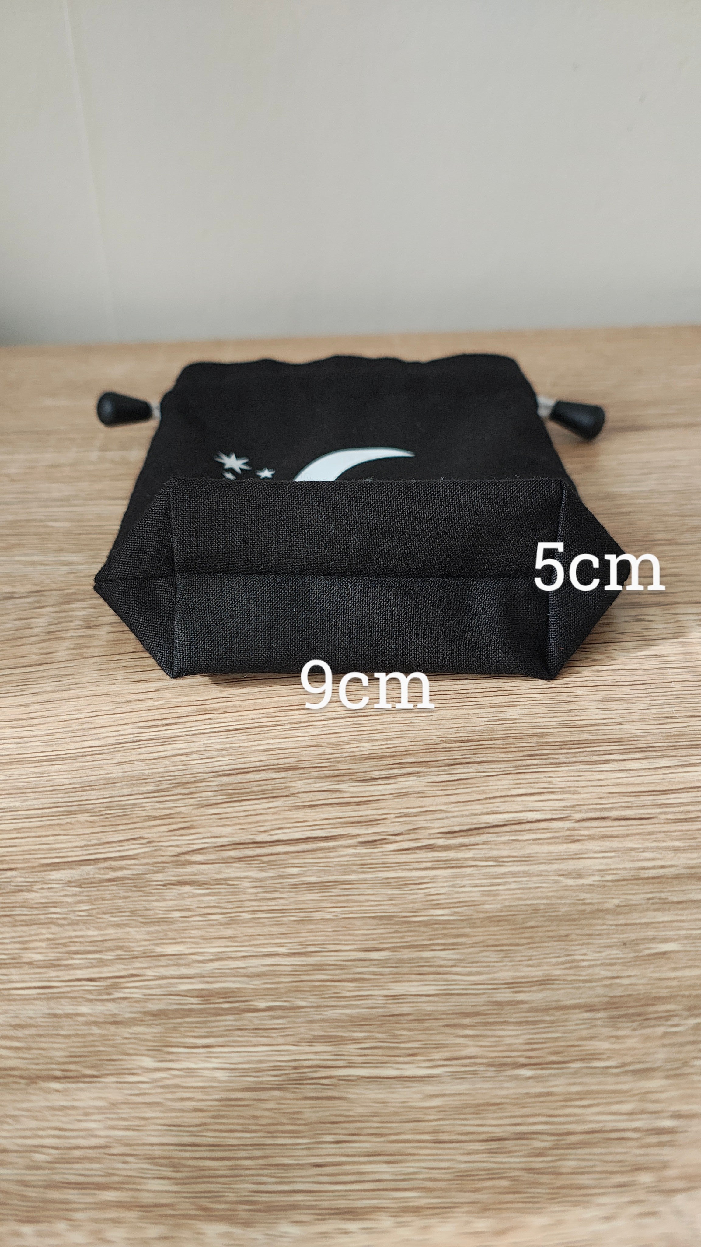 Stars and Moon Drawstring Dice bag, Gaming Dice Pouch