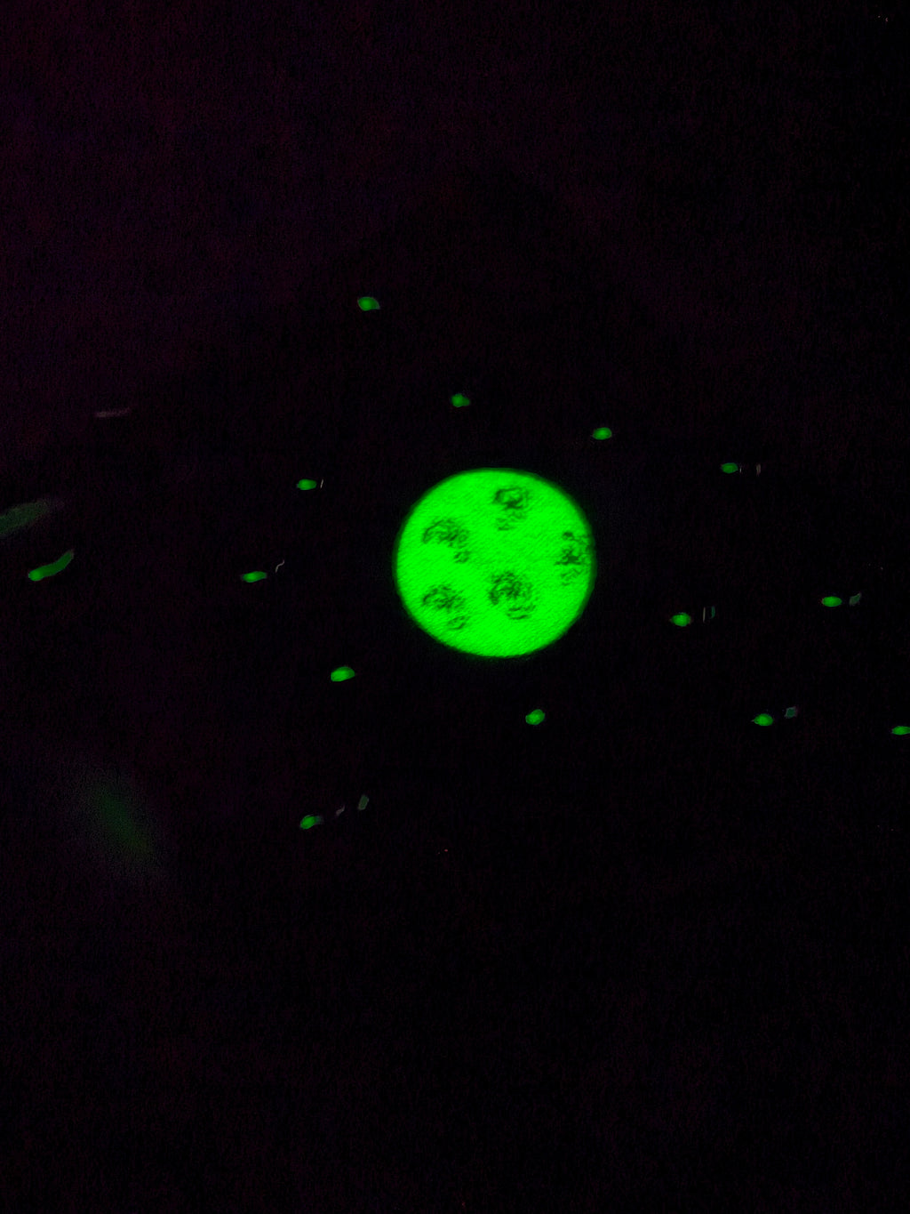 Glow in the Dark Planets and Stars Dice Bag