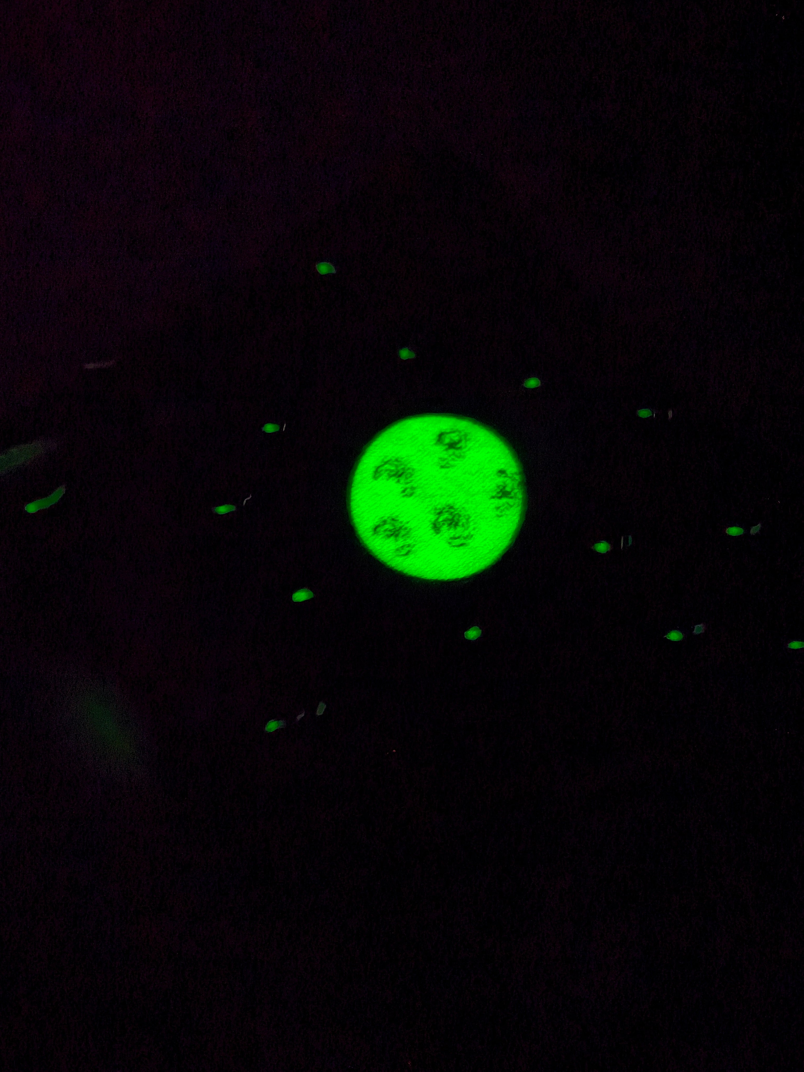 Glow in the Dark Planets and Stars Dice Bag