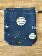 Glow in the Dark Planets and Stars Dice Bag