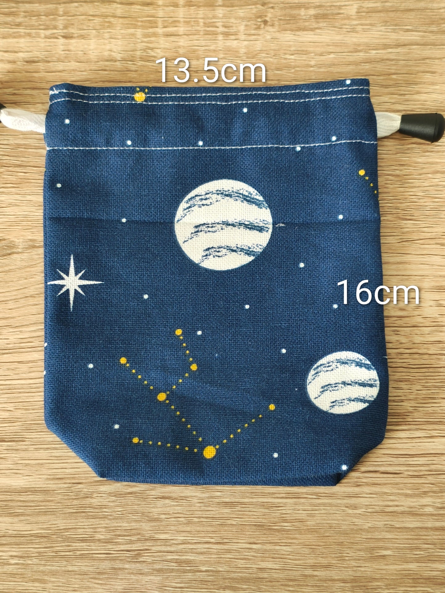 Glow in the Dark Planets and Stars Dice Bag