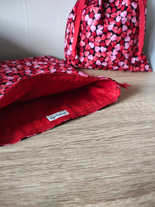 Love Heart Petals, Gift Bag.