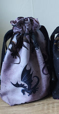 Ash Dragon Fury Dice Bag, drawstring pouch.