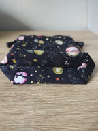 Planets and Stars, Dice Bag, Rune, Crystal, Gaming Dice Bag.