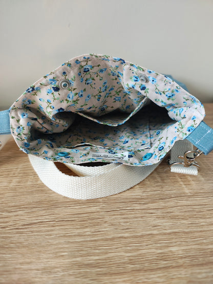 Upcycled Denim Shoulder Bag