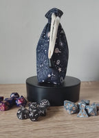 Zodiac Galaxy Dice Bag, Gaming, Crystal, Dice Pouch.