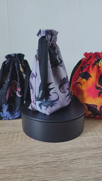Ash Dragon Fury Dice Bag, drawstring pouch.