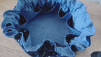 Star Gazing Night Sky Dice Bag, Drawcord Gaming Dice Pouch.