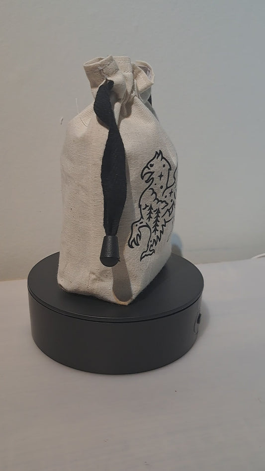 Griffin Dice Bag, drawstring dice pouch